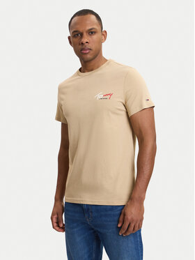 Tommy Jeans Marškinėliai · Smėlio