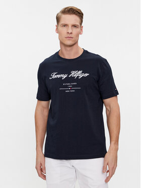 Tommy Hilfiger Marškinėliai · Tamsiai mėlyna