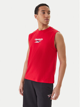 Reebok Tank top marškinėliai · Raudona