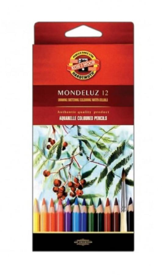 Spalvoti akvareliniai pieštukai KOH-I-NOOR 12 sp.