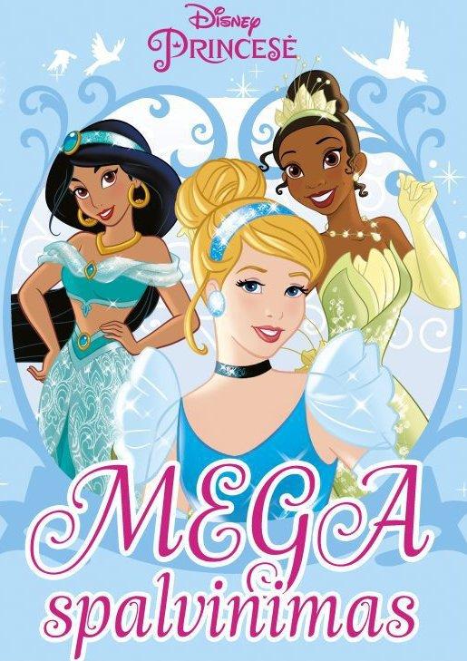 Princesė. Mega spalvinimas