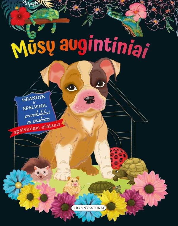 Mūsų augintiniai. Grandyk ir spalvink