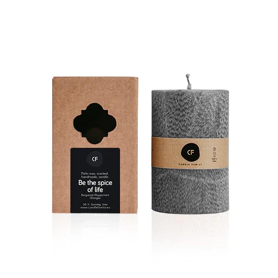 Kvepianti palmių vaško žvakė „Gyvenimo Prieskoniai“