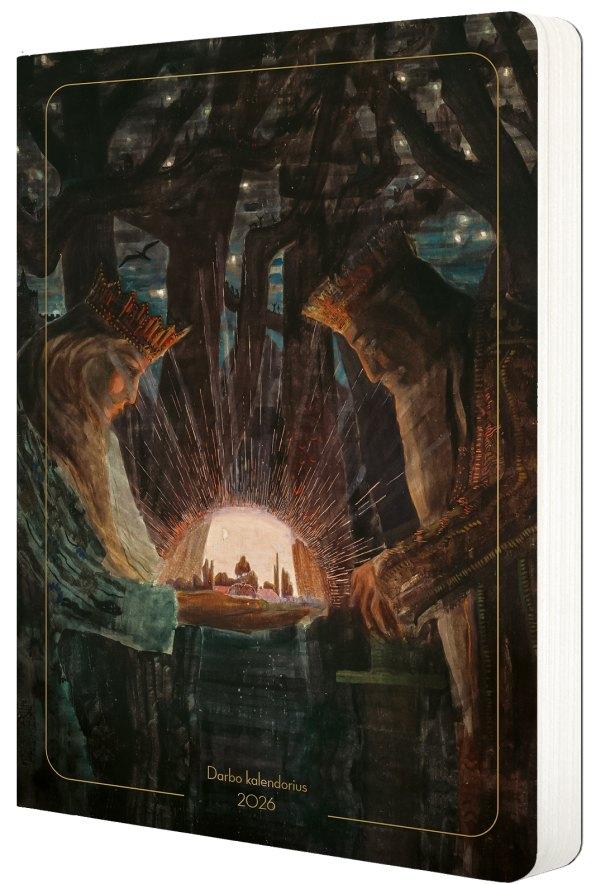 2026 m. darbo kalendorius „Karalių pasaka“ (pagal M. K. Čiurlionį)