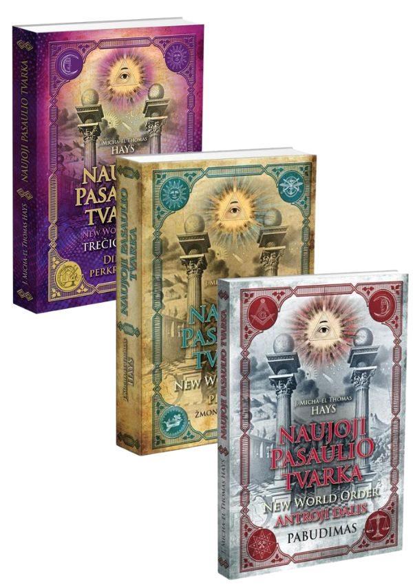 KNYGŲ RINKINYS. Naujoji pasaulio tvarka: Žmonijos atranka + Pabudimas + Didysis perkrovimas