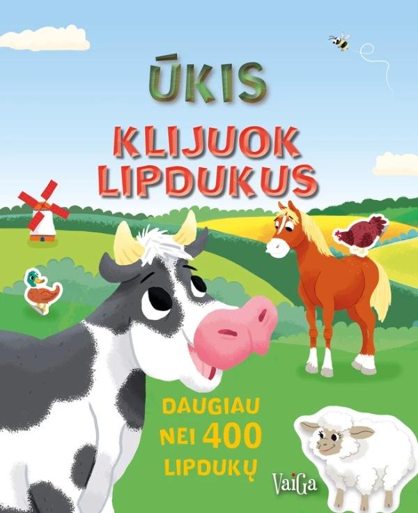 Ūkis. Klijuok lipdukus. Daugiau nei 400 lipdukų