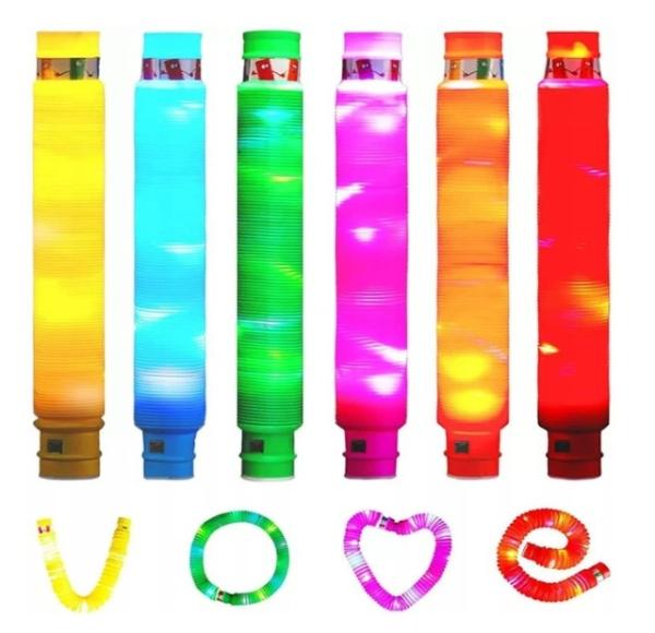 Fidget šviečiantis tampomas vamzdis