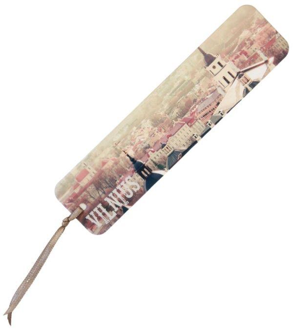 Plastikinis knygų skirtukas „Vilnius“