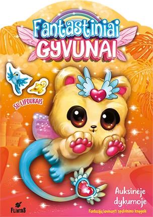 Fantastiniai gyvūnai. Auksinėje dykumoje (su lipdukais)