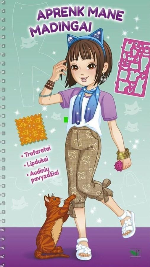 Aprenk mane madingai. Trafaretai, lipdukai, audinių pavyzdžiai