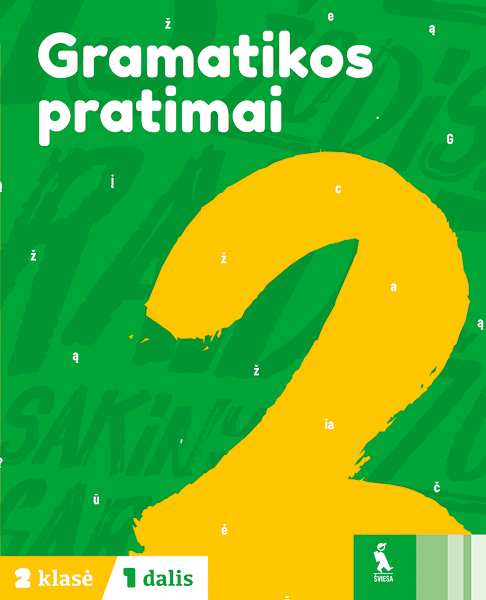 Gramatikos pratimai 2 klasei, 1 dalis