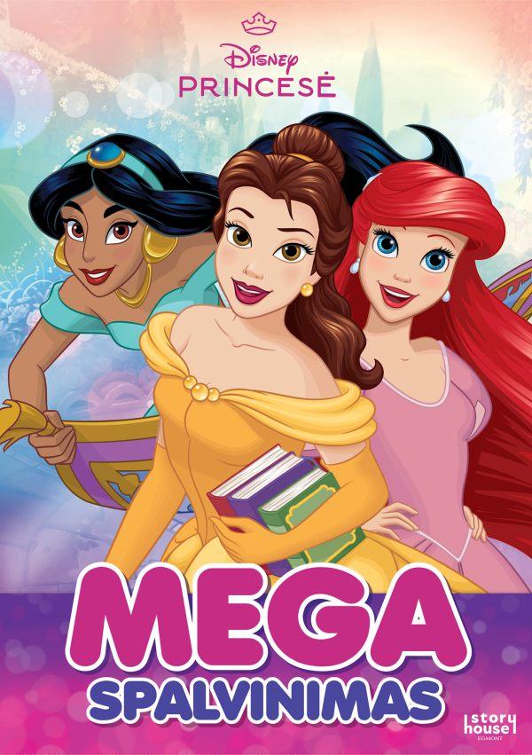 Princesės. Mega spalvinimas