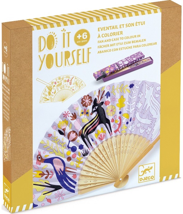 Kūrybinis rinkinys DJECO DIY vėduoklė WOODLAND BEAUTY