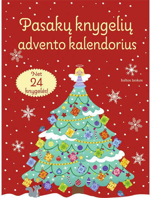 Pasakų knygelių advento kalendorius