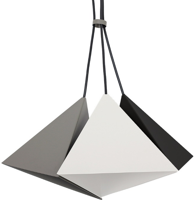 Pakabinamas šviestuvas LUMINEX BLACK, 3xE27 lemputėms