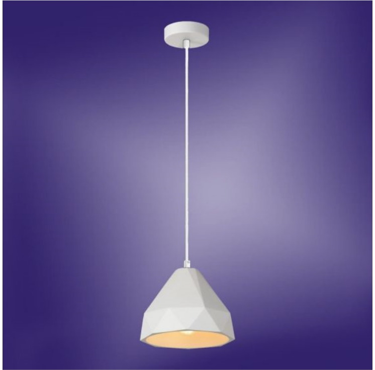 Pakabinamas šviestuvas GIPSY WHITE, 20 cm, E27