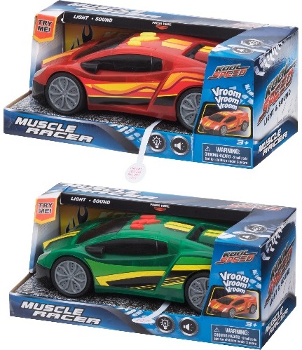 Automodeliukas RACING su šviesomis ir garsu