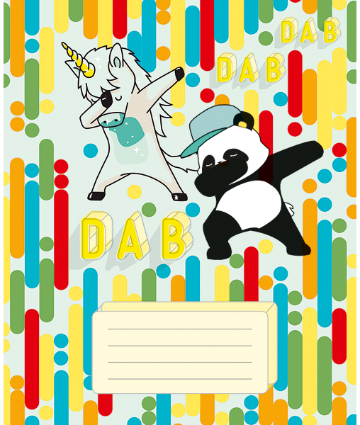 Sąsiuvinis THE DAB, A5, 24 l., linijomis