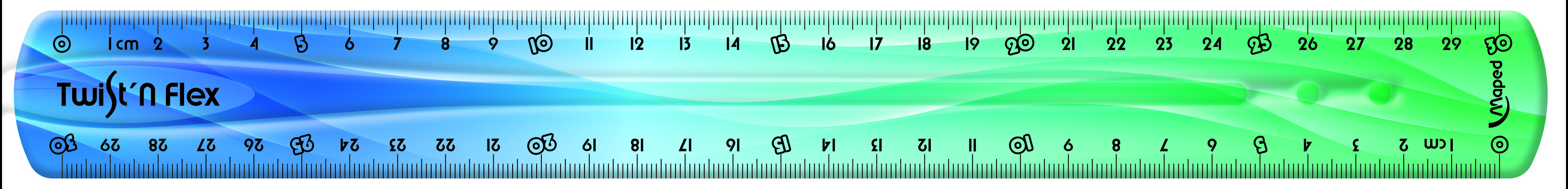 Liniuotė MAPED Twist`n Flex Decor, 30 cm