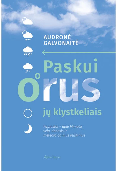 Paskui orus jų klystkeliais. Paprastai – apie klimatą, vėją, debesis ir meteorol oginius reiškinius