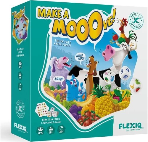 FLEXIQ Stalo žaidimas „Make A Mooove“