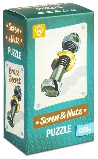 Galvosūkis Screw and Nuts Puzzle įv.rūšys