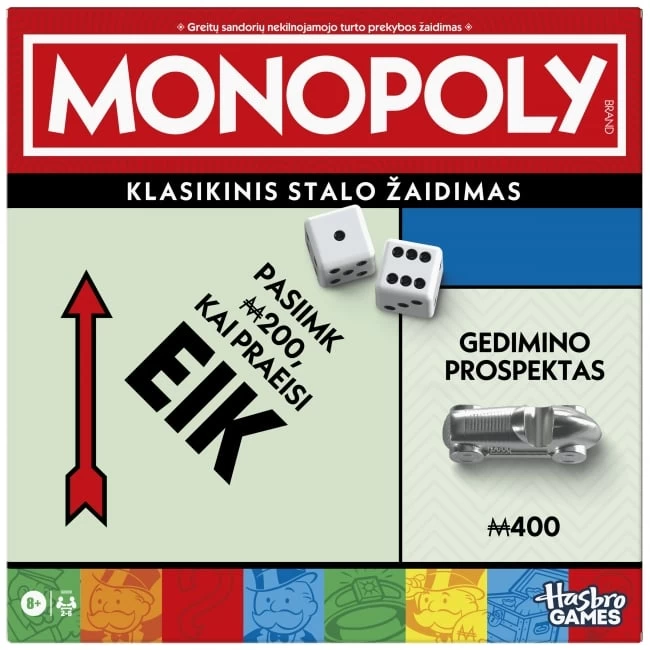 HAS MON Žaidimas „Monopolis“, LT