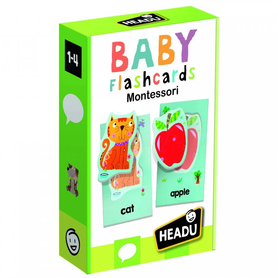 Headu lavinamasis žaidimas Montessori Baby Flashcards LT