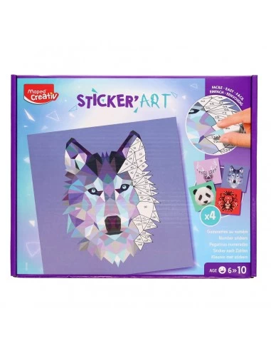 Įklijuoti pagal skaičius Maped Creativ Sticker Art