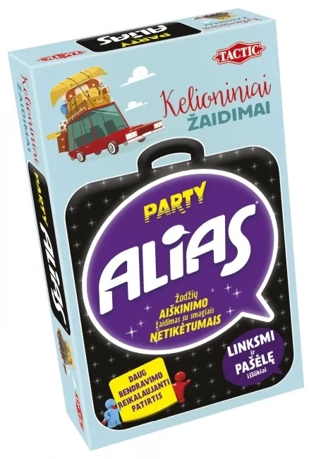 Kelioninis žaidimas Vakarėlių Alias, LT