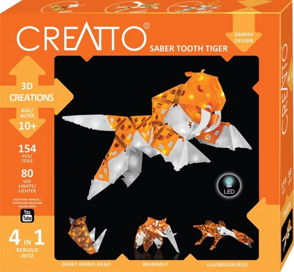 Mokomasis rinkinys CREATTO SABER TOOTH T