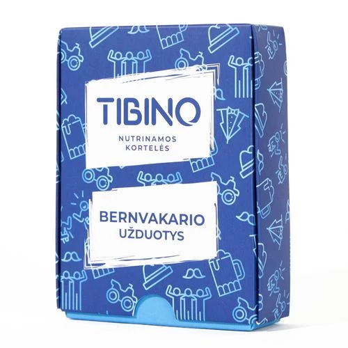 Nutrinamų kortelių rinkinys TIBINO Bernvakario užduotys