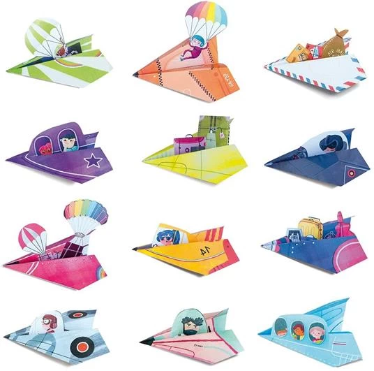 Origami rinkinys LUDATTICA Lėktuvai