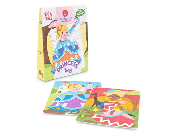 Piešimo smėliu rinkinys maišelyje SABBIARELLI Princesės