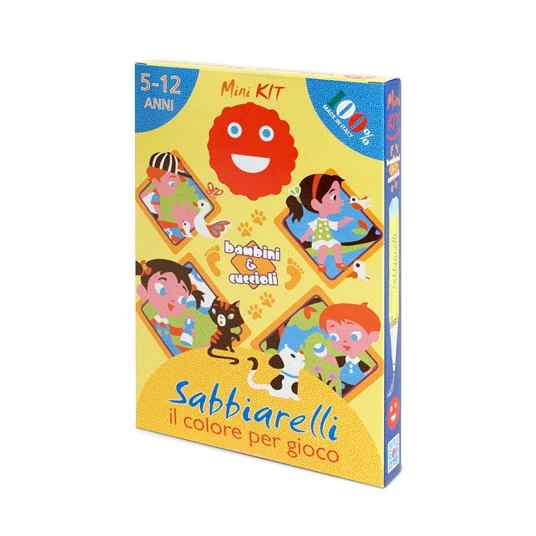 Piešimo smėliu rinkinys SABBIARELLI Vaikai ir augintiniai