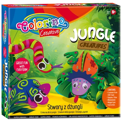 Rinkinys kūrybai Colorino Creative Jungle Creatures (P)