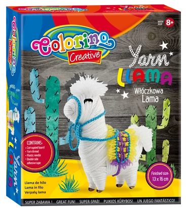 Rinkinys kūrybai Colorino Creative Yarn Lama (P)
