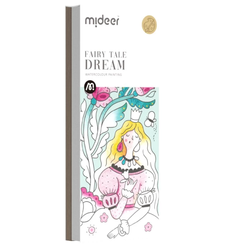 Spalvinimo akvarele knygelė PASAKŲ SAPNAS