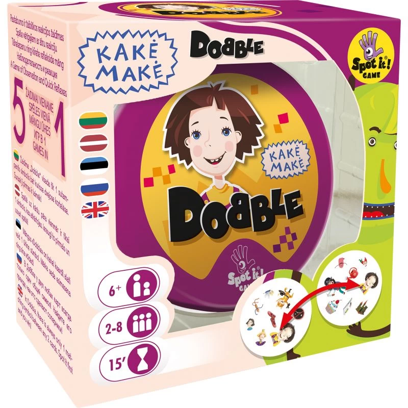 Stalo žaidimas Dobble: KAKĖ MAKĖ (LT)