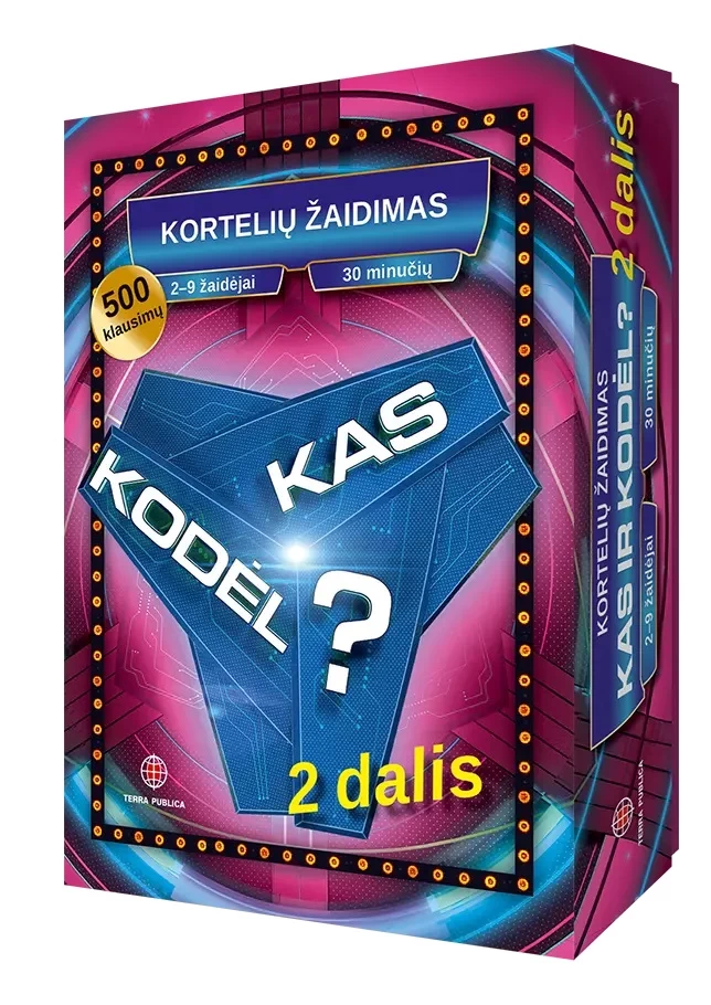 Stalo žaidimas „Kas ir kodėl? 2“