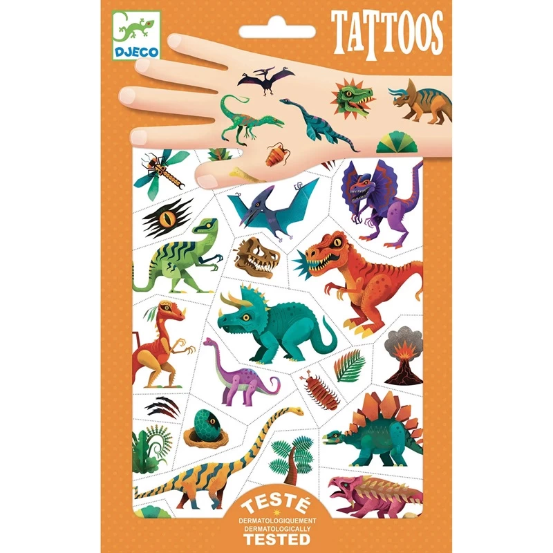 Tatuiruotės - Dinozaurai (50+ tatuiruočių)