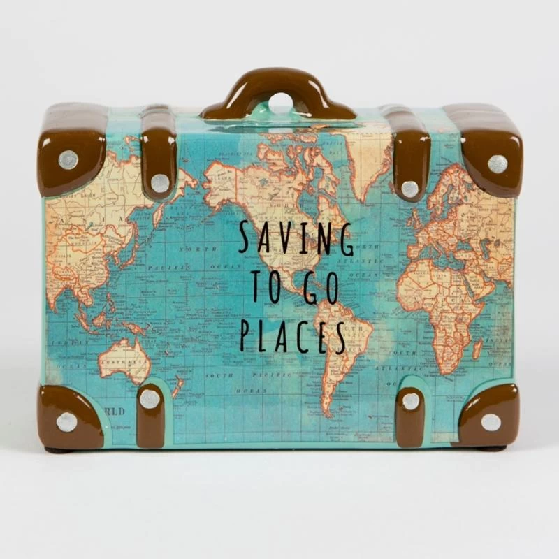 Taupyklė Vintage RETRO su pasaulio žemėlapiu