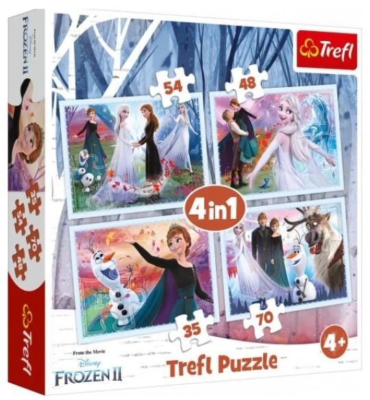 TR 4 dėlionių rinkinys 4in1 MIX