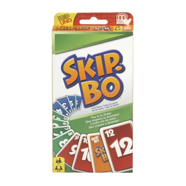 UNO kortos „SKIP - BO“