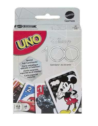 UNO kortos, skirtos „Disney“ 100-mečio jubiliejui