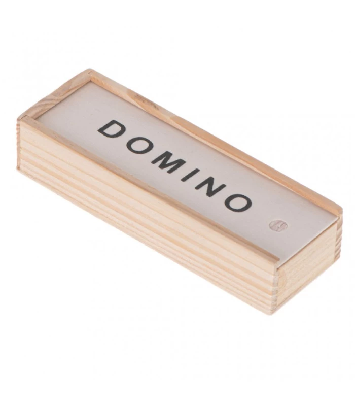 Žaidimas Domino medinėje dėžutėje