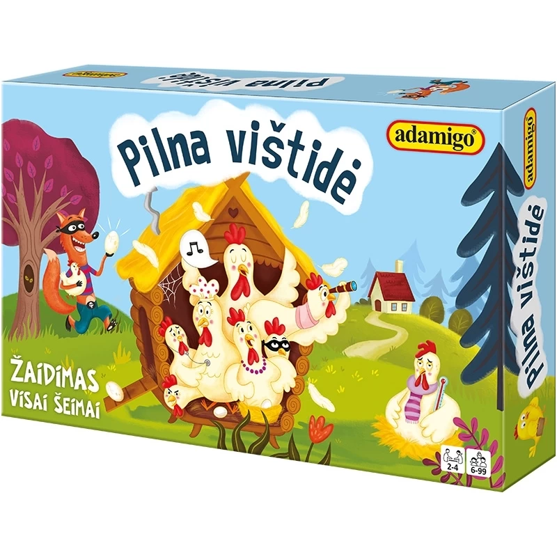 Žaidimas "Pilna vištidė"