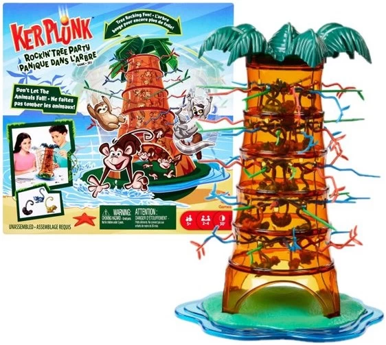 Žaidimas „Beždžionėlių akrobačių vakarėlis medyje“