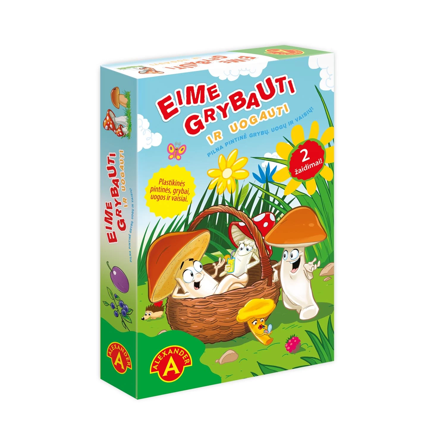 Žaidimas  Eime grybauti ir uogauti