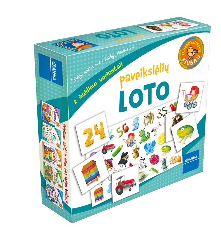 Žaidimas Paveikslėlių loto